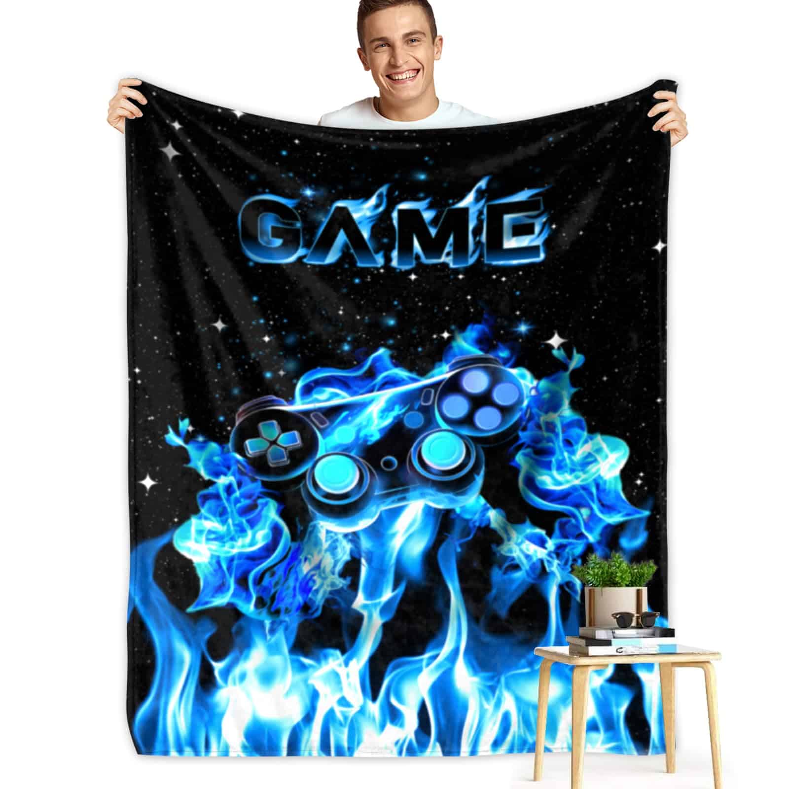 Manta Koctwin Fire Gaming - Regalos para Gamers - Manta