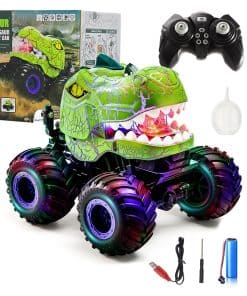 IAUUR Coche de Control Remoto Dinosaurio, Coche de