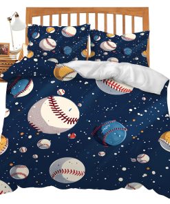 Set de Ropa de Cama de Béisbol Tamaño Completo Juego de