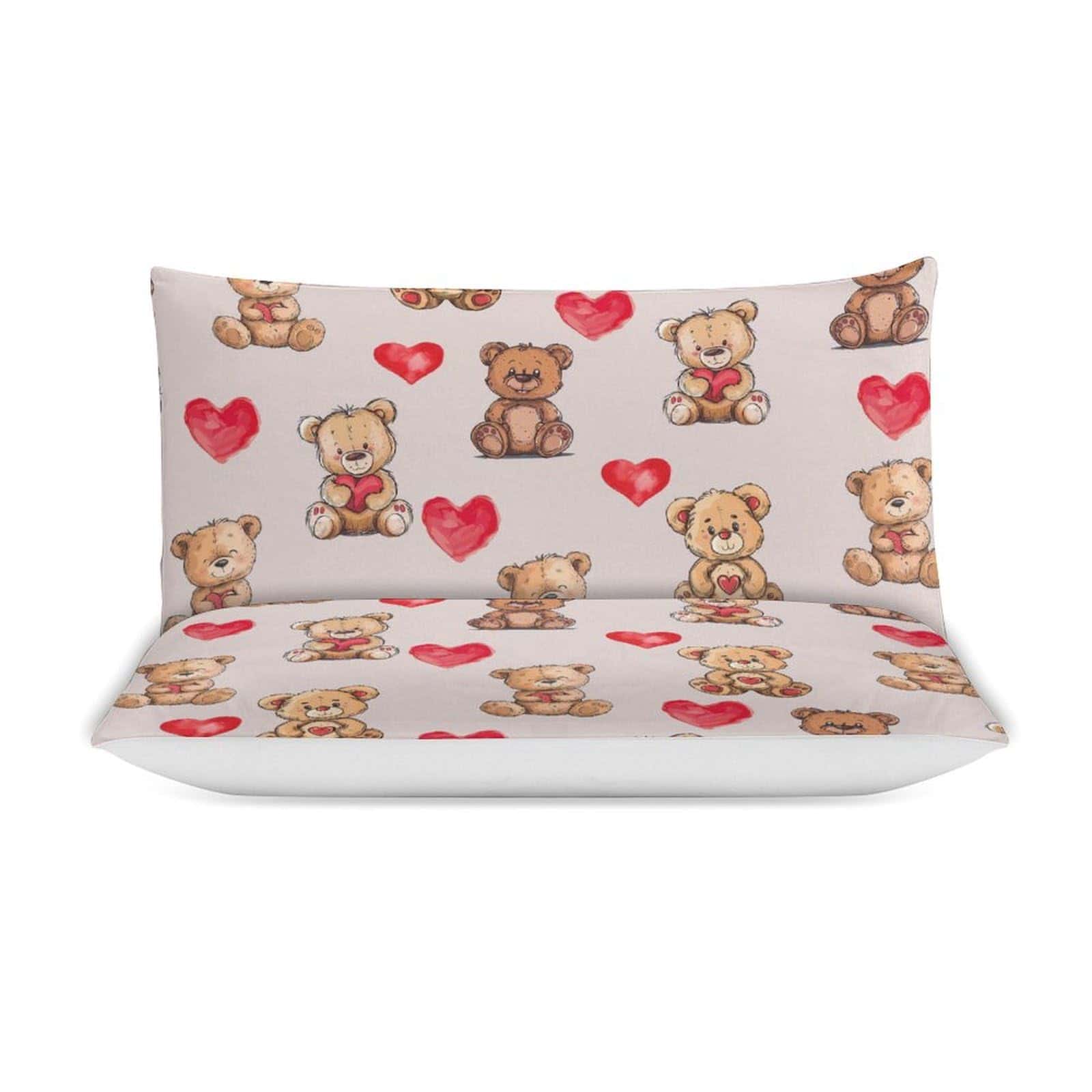 Set de Ropa de Cama Oso de Peluche Tamaño Queen Juego de - Imagen 4