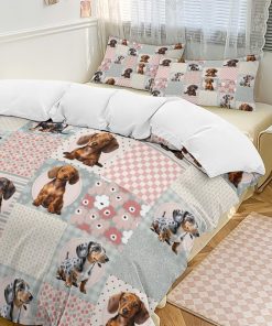Set de Ropa de Cama Dachshund Tamaño Completo Juego de