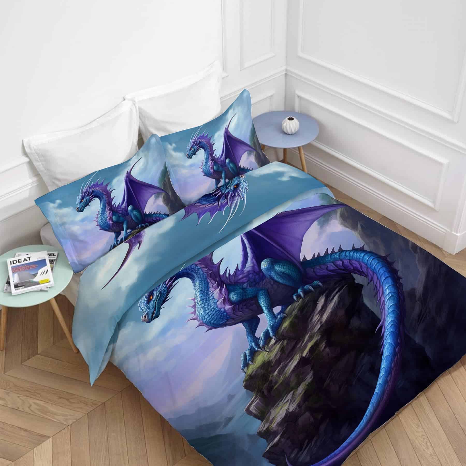 Juego de confort nanen Dragon Conjunto de funda de edredón - Imagen 3