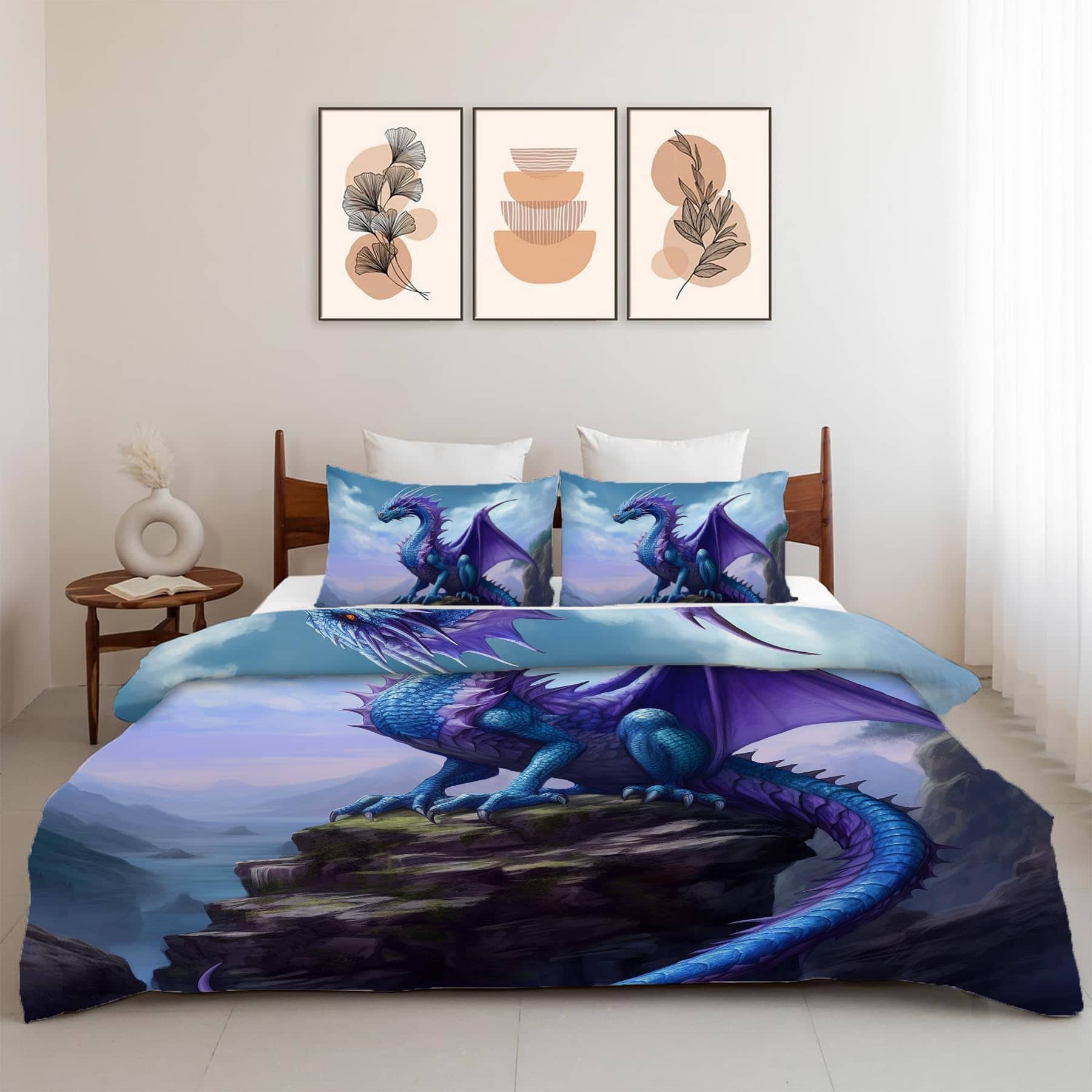 Juego de confort nanen Dragon Conjunto de funda de edredón - Imagen 6