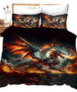 Juego de Funda Nórdica nanen Dragon Comforter Set para Cama