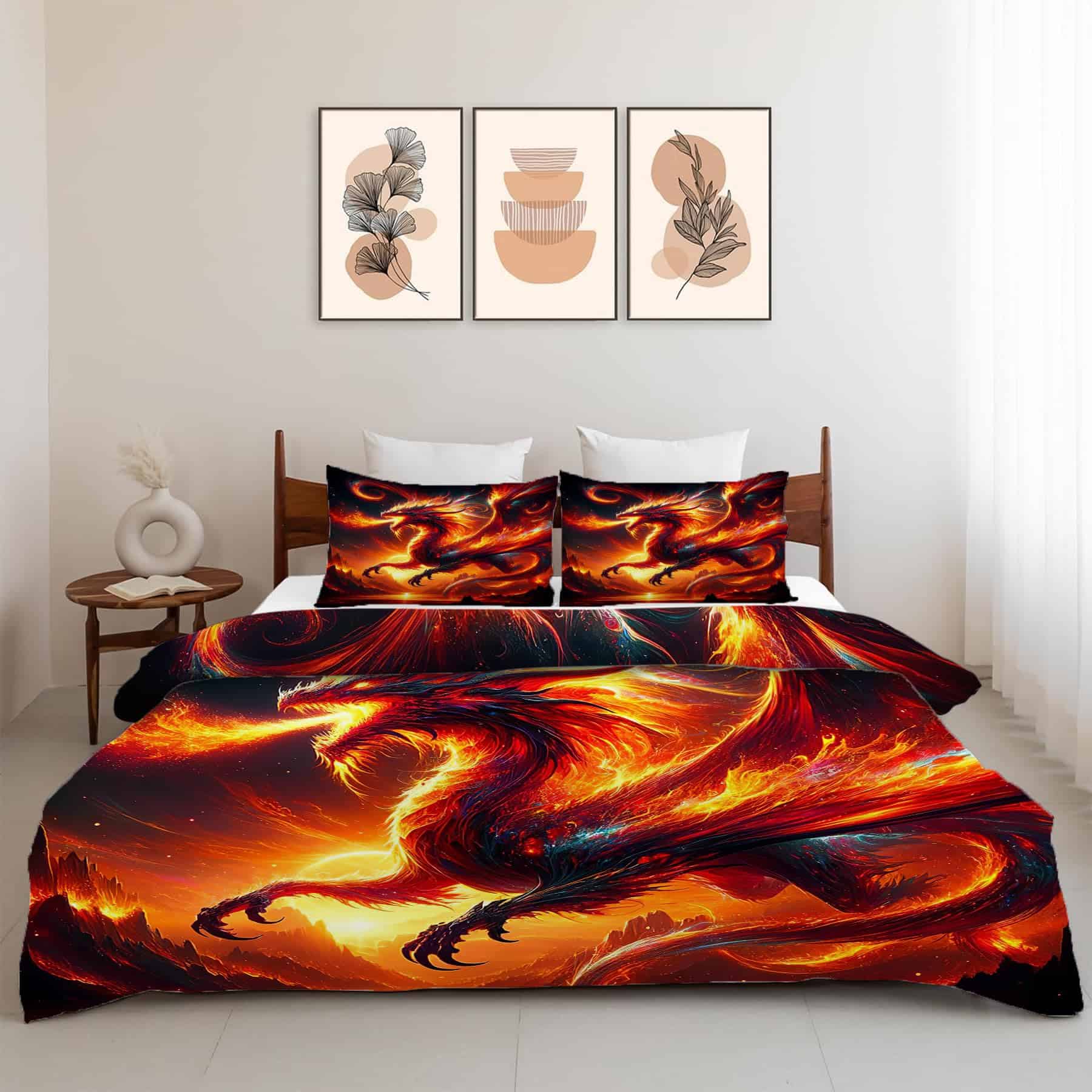 Juego de Edredón de Dragón Nanen Decoración de Dragón de - Imagen 6