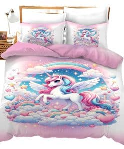 Juego de edredón Nanen Dreamy Unicorn - Juego de funda