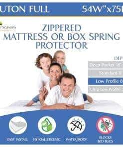 Protector de Colchón Impermeable Futon Full (54" x 75" x