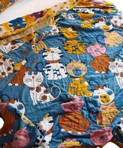 Manta de Muselina para Niños Kitty Cats Kids Reversible