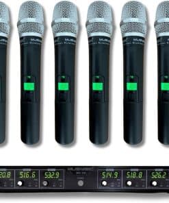 Sistema de Micrófono Inalámbrico MUSYSIC -8 Canales |