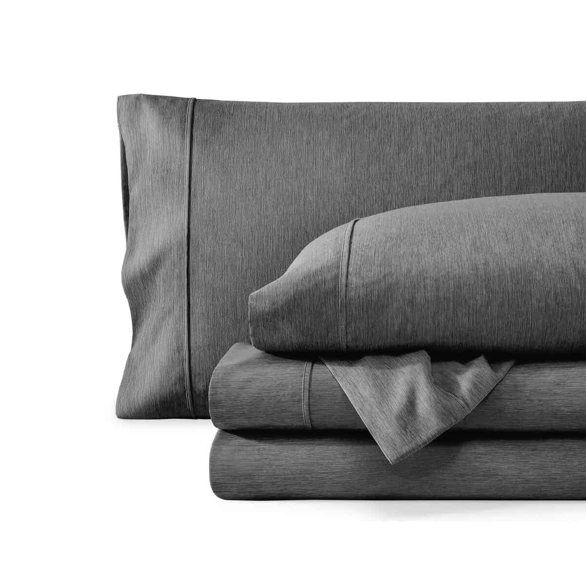 Juego de sábanas Bare Home King - Juego -Gris Jaspeado