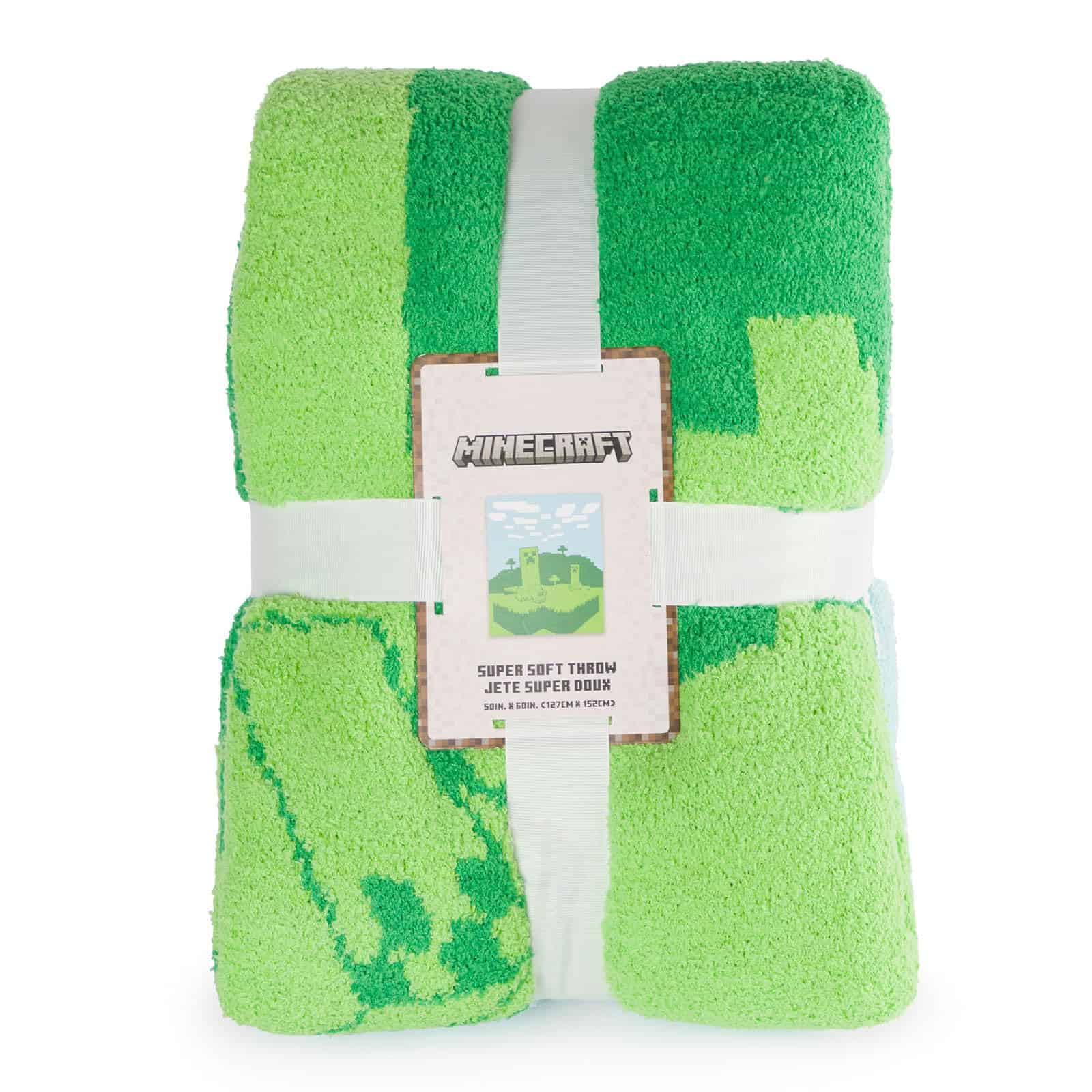 Manta Esponjosa de Punto de Pluma Creeper de Minecraft de - Imagen 8