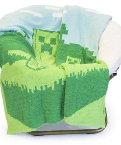 Manta Esponjosa de Punto de Pluma Creeper de Minecraft de