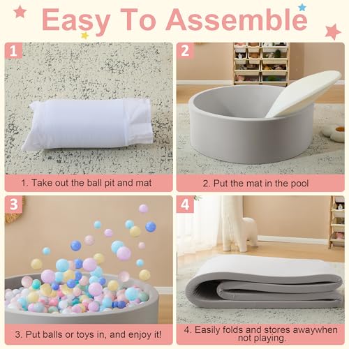 Corralito de Pelotas para Niños y Bebés de 10 Meses en - Imagen 6