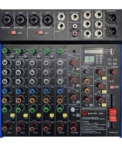 Consola Profesional Mezcladora de Audio EXOTON, 6 Canales