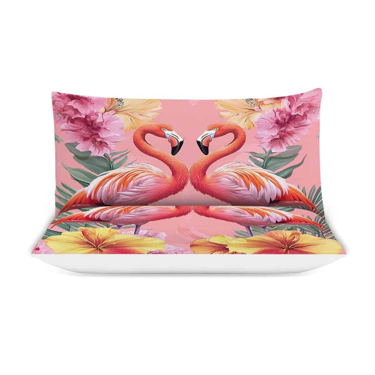 Juego de Ropa de Cama Temática de -Flamenco - Imagen 4