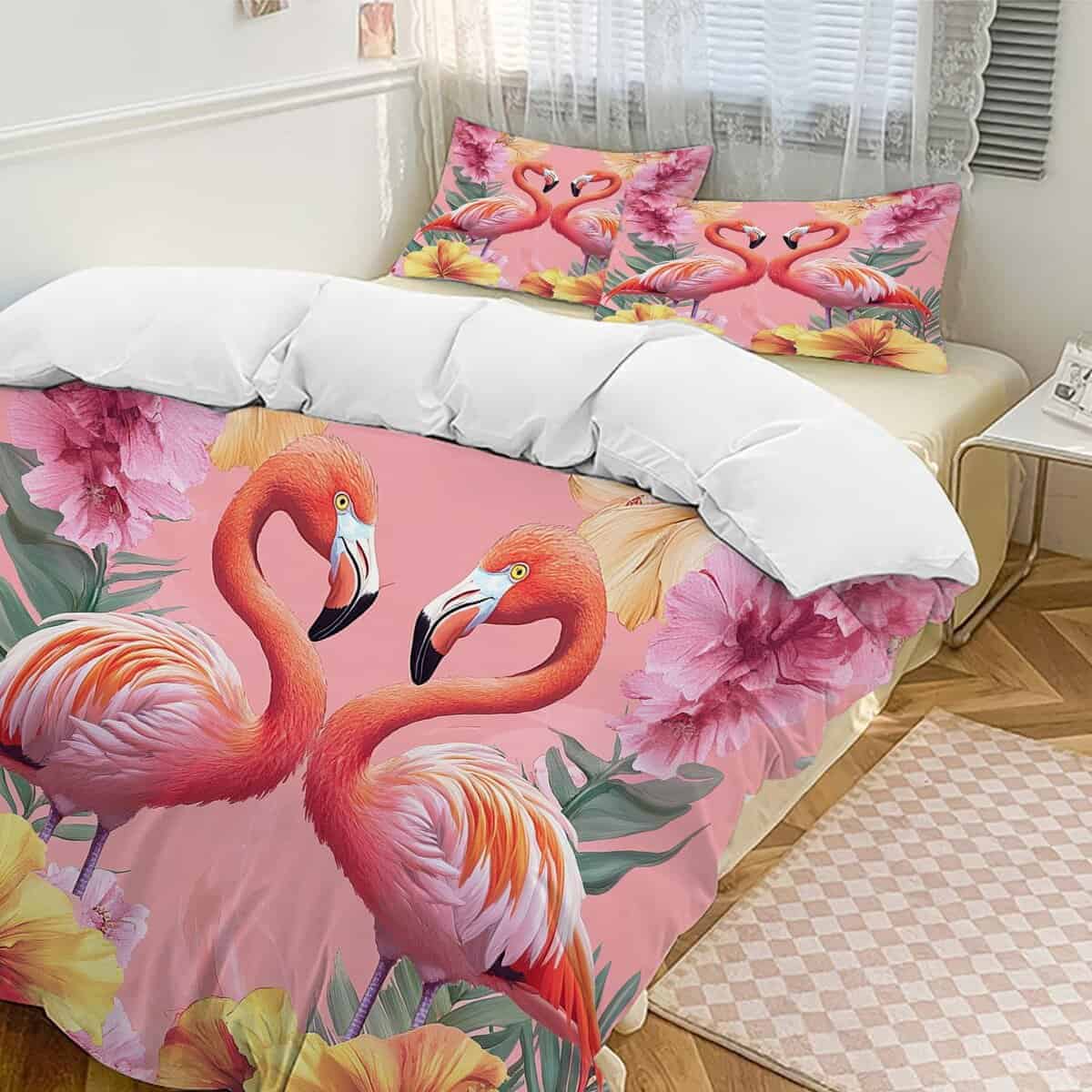 Juego de Ropa de Cama Temática de -Flamenco - Imagen 7