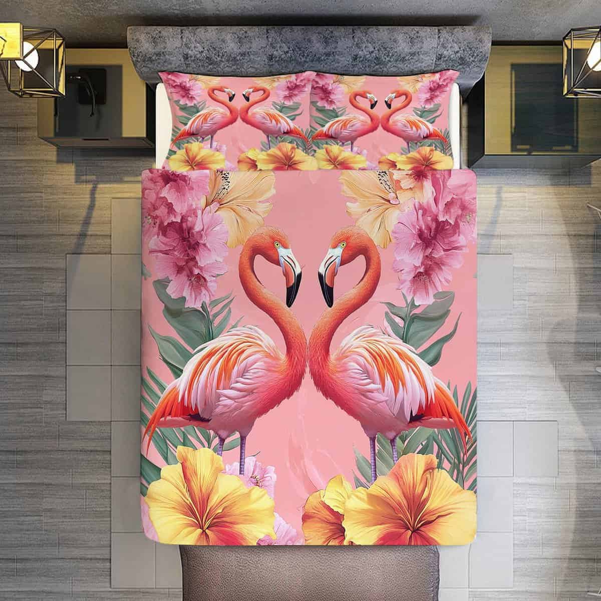 Juego de Ropa de Cama Temática de -Flamenco - Imagen 5