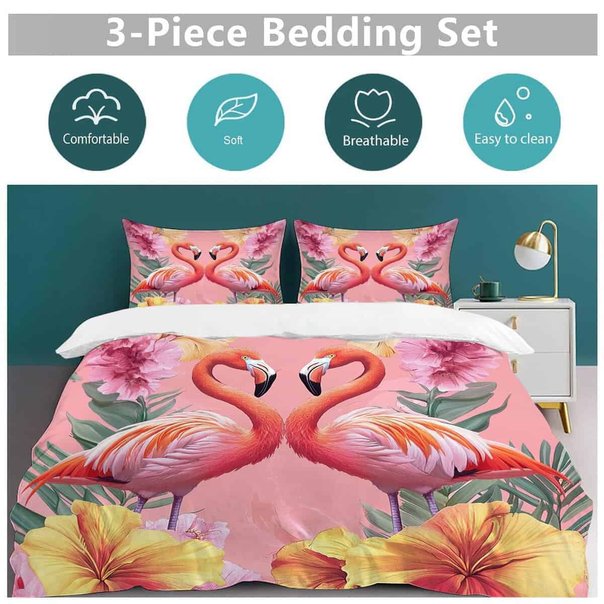 Juego de Ropa de Cama Temática de -Flamenco - Imagen 6