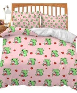 Set de Ropa de Cama de Rana Juego de Comforter de Tema de