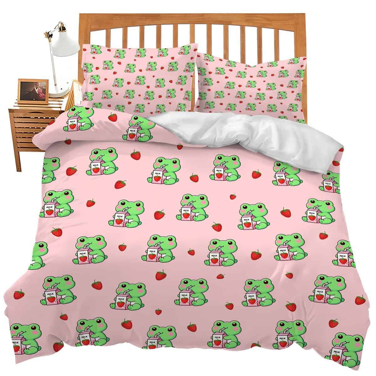 Set de Ropa de Cama de Rana Juego de Comforter de Tema de