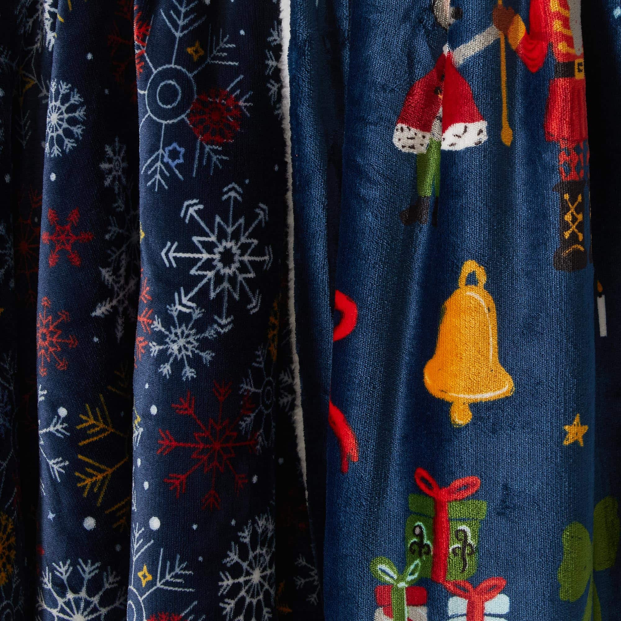 Manta de Navidad de Felpa/Sherpa - Mantita Impresa Súper - Imagen 7