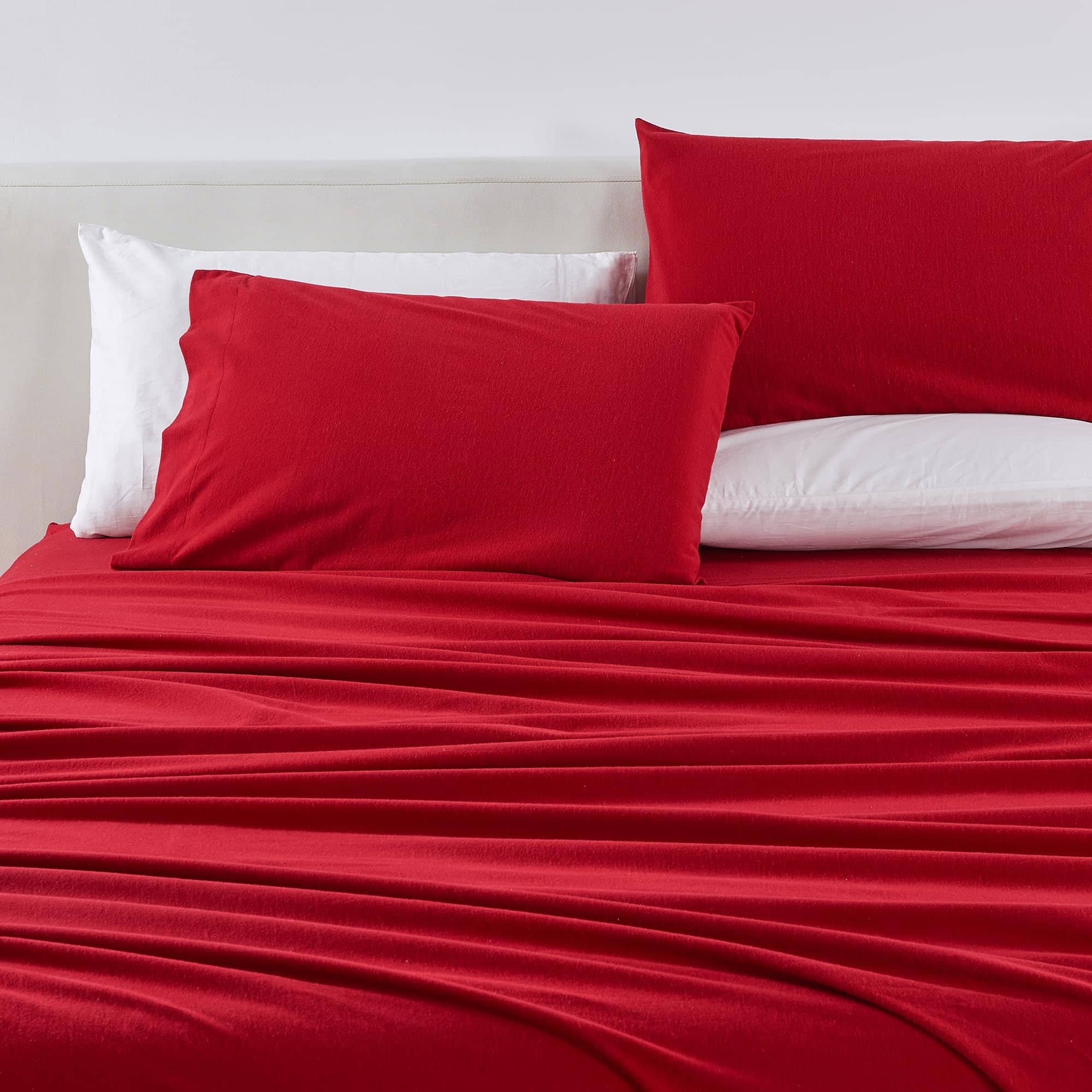 Juego de Sábanas de Franela Great Bay Home -Cranberry - Imagen 3