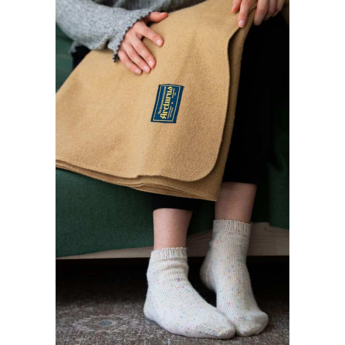 Manta de lana virgen Arcturus Bighorn - Tamaño Queen (Lino) - Imagen 5