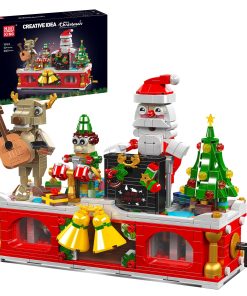 Kit de construcción de árbol de Navidad Mould King con Papá