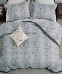 Juego de Edredón de Algodón DUOHONG Tamaño King, Suave y