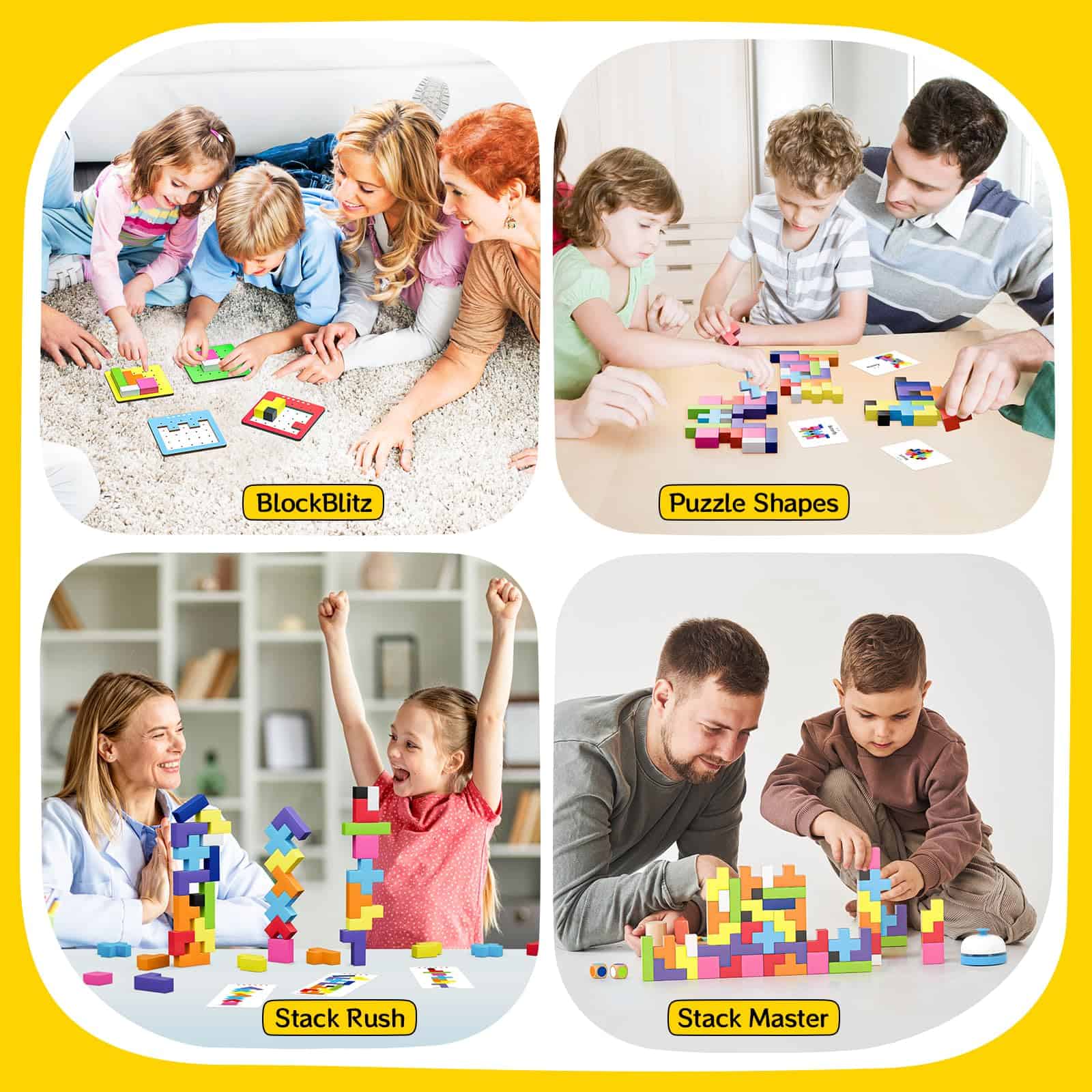 Juego de Mesa Tetris de 120 Piezas, Juguete de Bloques - Imagen 7