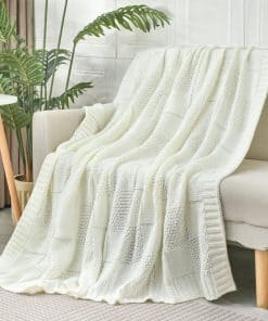 Manta de Tiro a Cuadros Ksriylm Decoración de Granja para