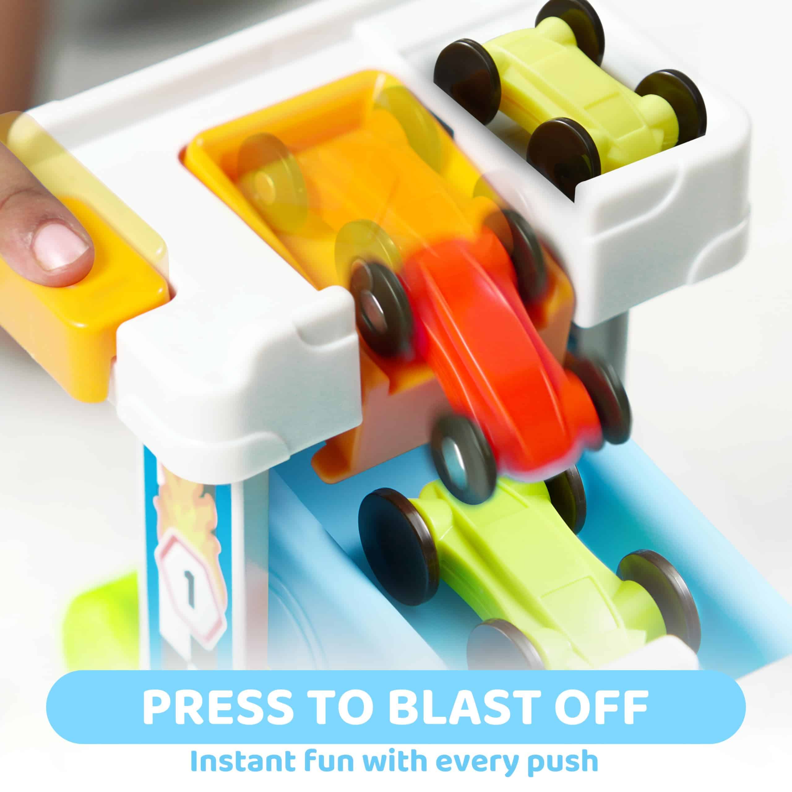 Pista de Carreras de Rampas para Coches, 4 Capas - Estable, - Imagen 4