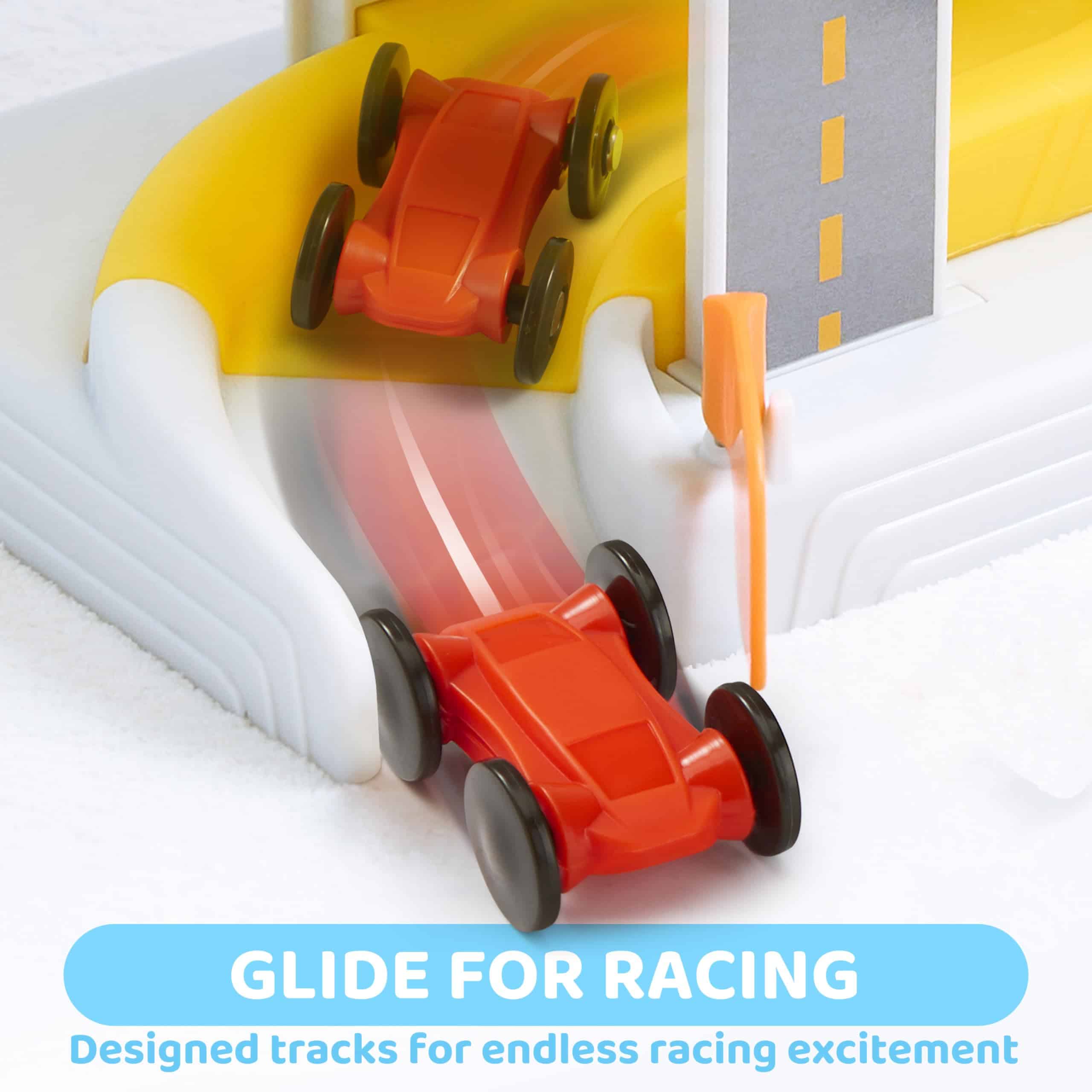 Pista de Carreras de Rampas para Coches, 4 Capas - Estable, - Imagen 7