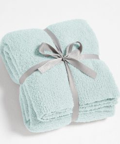 Manta de Tejer CYMULA para Sofá Azul Cielo - Suave y Ligera