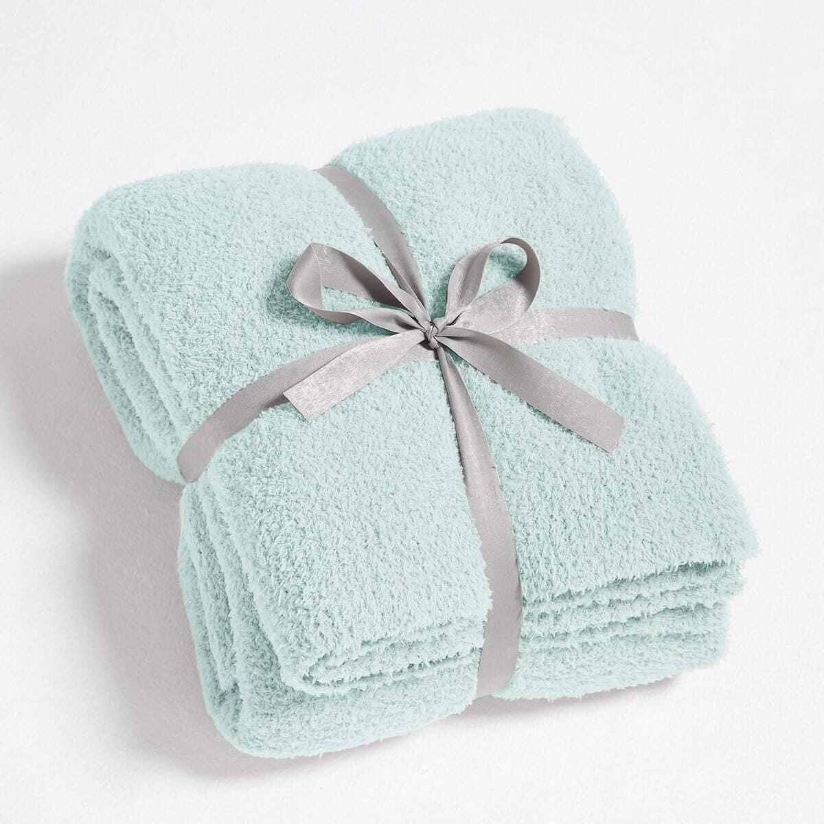 Manta de Tejer CYMULA para Sofá Azul Cielo - Suave y Ligera