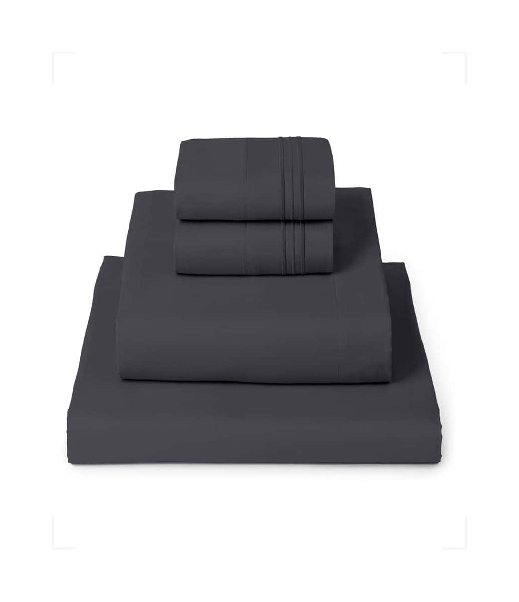 Juego de sábanas Mellanni Full - Colección -Carbón