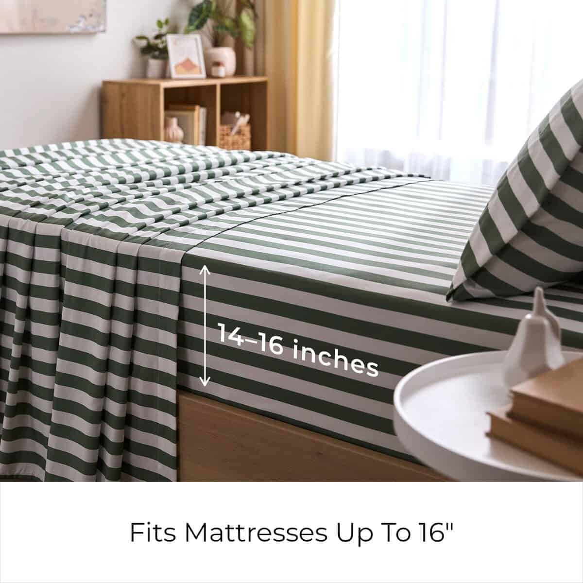 Juego de sábanas Mellanni Twin XL - Colección Íconos de 3 - Imagen 5