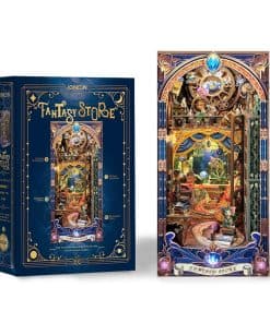 ROCOXIA Fantasy Store DIY Book Nook Kit | Luces LED, Kit de