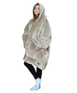 Tirrinia Manta con Capucha Extra Grande, Manta de Sherpa