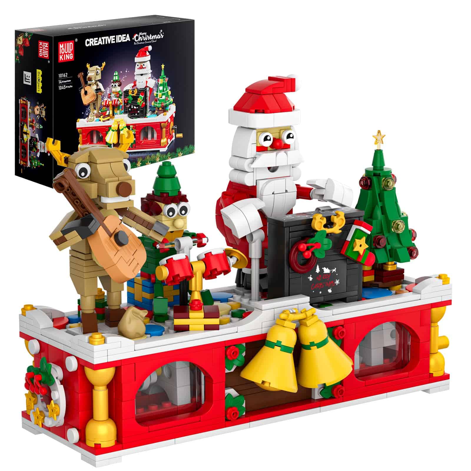 Set de Construcción de Banda de Navidad Mould King 10162