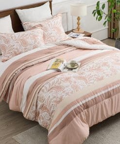 Juego de edredón de algodón PANGUSHAN tamaño King, juego de