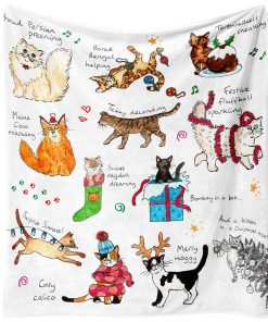 Manta navideña para sofá 60x50, Festival de Navidad,