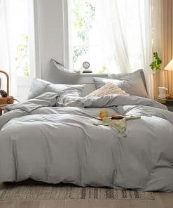 Juego de Funda de Edredón Famanti Brown 3 -Gris Claro