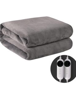 Manta Eléctrica OLIFE con Control Dual Calentada Lavable a