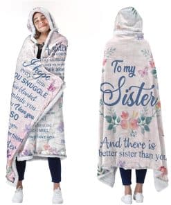 Manta Wearable Regalos para Hermana - Regalo Personalizado