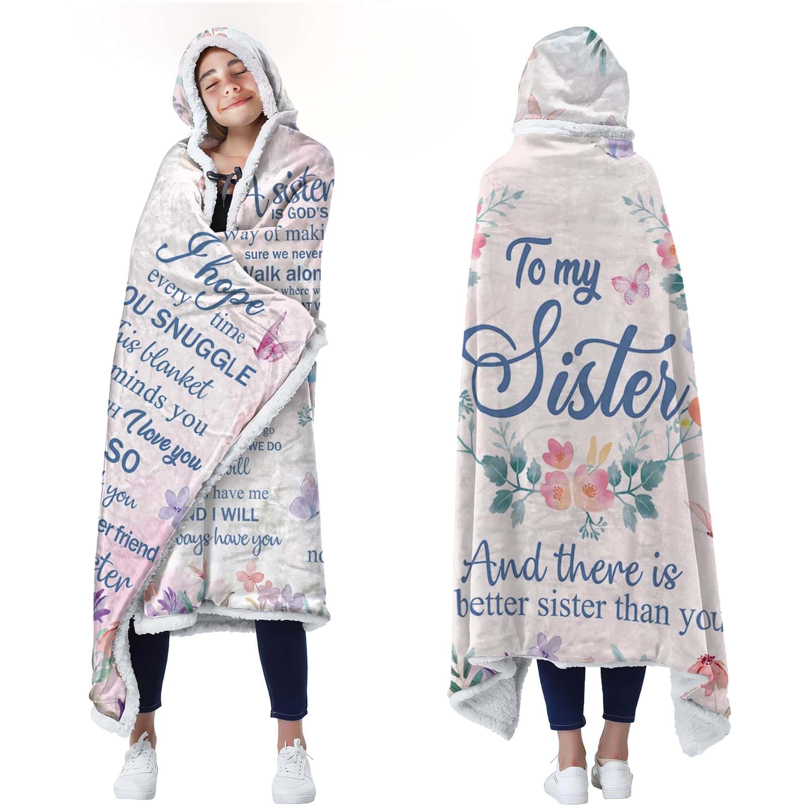 Manta Wearable Regalos para Hermana - Regalo Personalizado