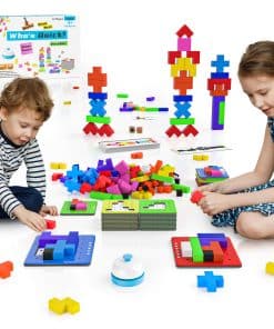 Juegos de Mesa 4 en 1 de Ritmo Rápido, 120 Piezas de