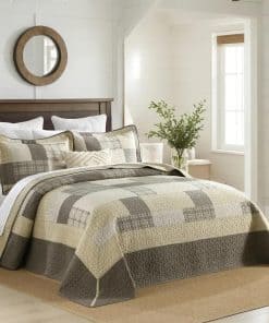 Colcha de cama extra grande California King Bedduvit 100%