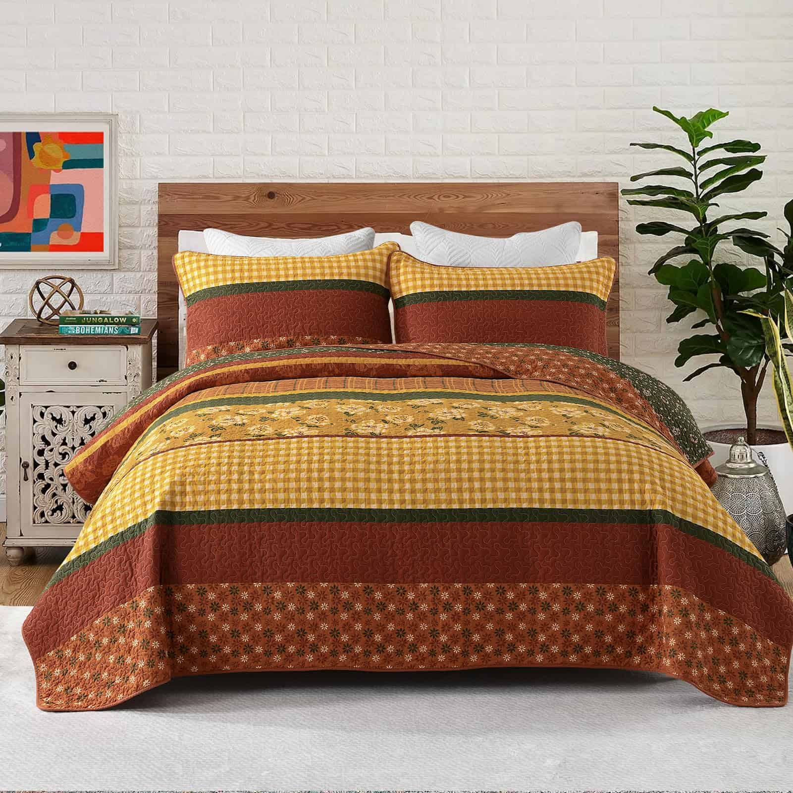 Juego de Edredón de Algodón 100% tamaño King - Edredones a - Imagen 3