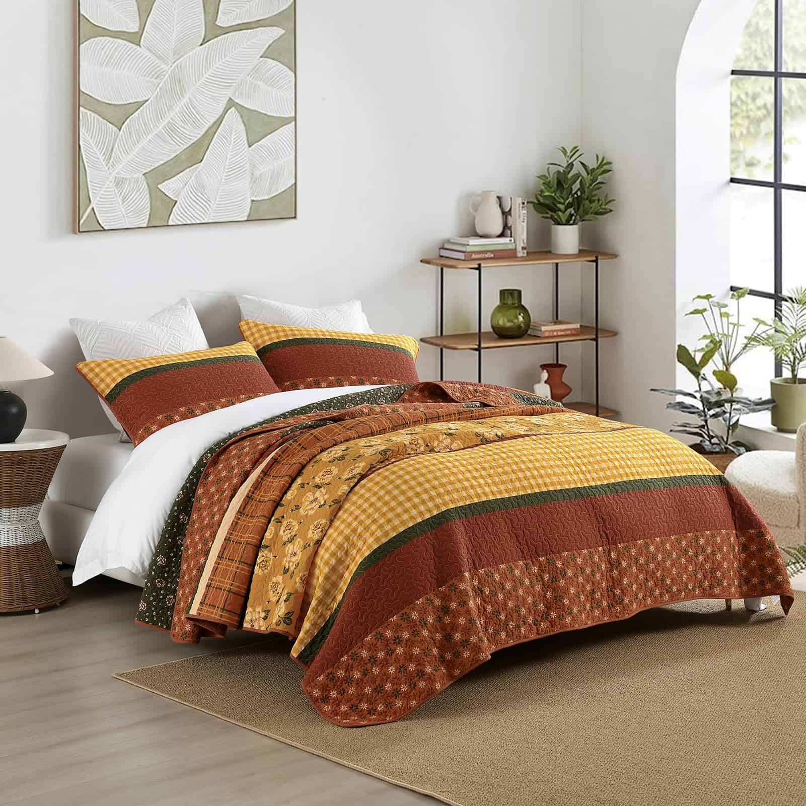 Juego de Edredón de Algodón 100% tamaño King - Edredones a - Imagen 4